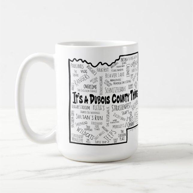 Taza De Café Es un asunto del condado de Dubois (Izquierda)