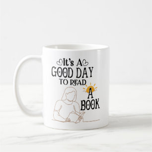 Taza De Café Es Un Buen Día Para Leer Camisas, Camisas Libres,