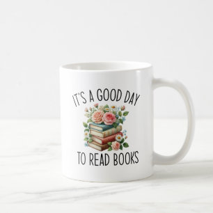Taza De Café Es un buen día para leer libros