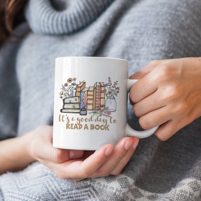 Taza De Café Es un buen día para leer un libro (Subido por el creador)