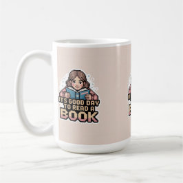 Taza De Café Es un buen día para leer un libro