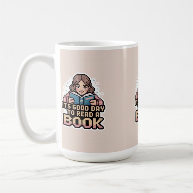 Taza De Café Es un buen día para leer un libro (Izquierda)