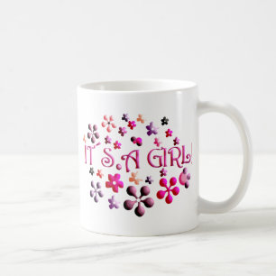 Taza De Café Es un Chica