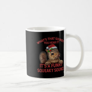 Taza De Café Es un divertido sonido chillón de ardilla de Navid