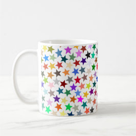 Taza De Café Es un patrón de estrellas multicolor, Fiesta arcoi