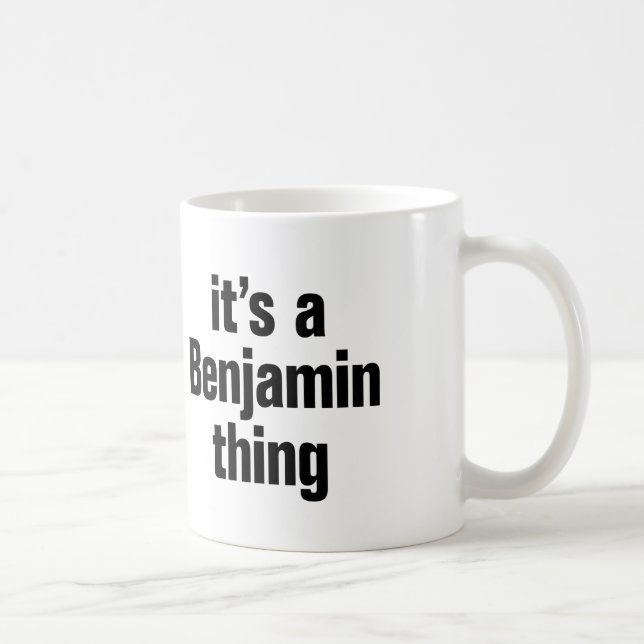 Taza De Café es una cosa de benjamin (Derecha)