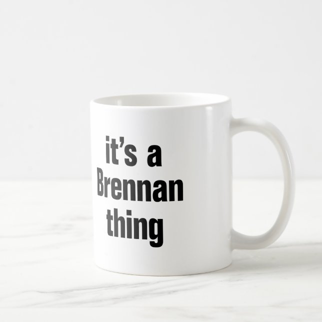 Taza De Café es una cosa de brennan (Derecha)
