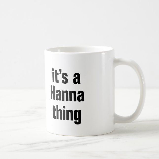 Taza De Café es una cosa de hanna (Derecha)