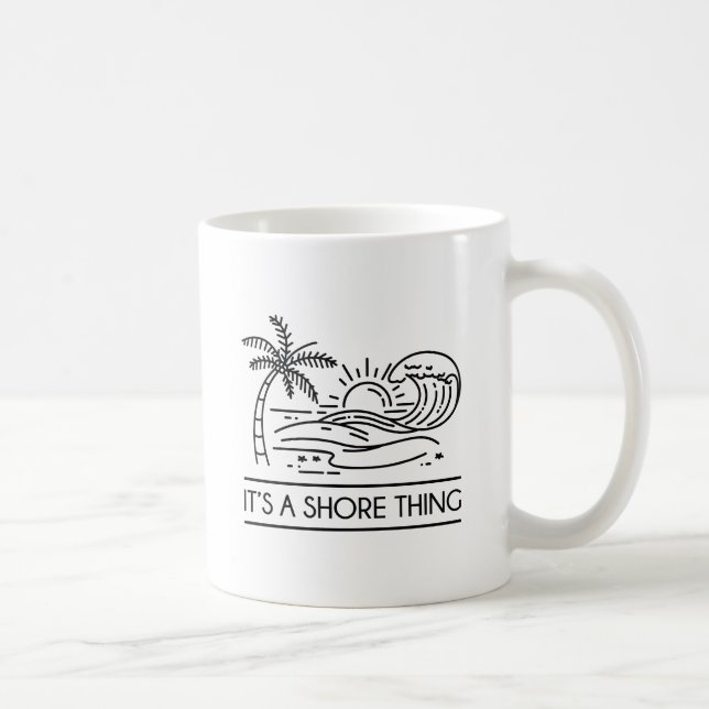 Taza De Café Es una cosa de la costa (Derecha)