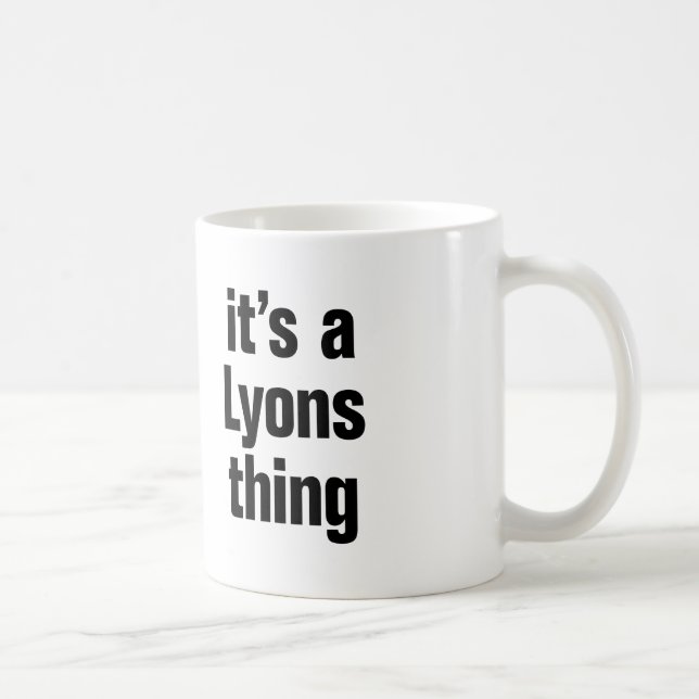 Taza De Café es una cosa de linons (Derecha)