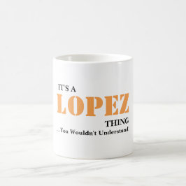 Taza De Café ¡Es una cosa de LÓPEZ! Usted no entendería