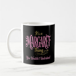 Taza De Café Es Una Cosa De Margaret Rosa Dorado Regalo Para Mu