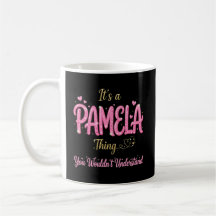 Es una cosa de Pamela rosa dorado regalo para muje