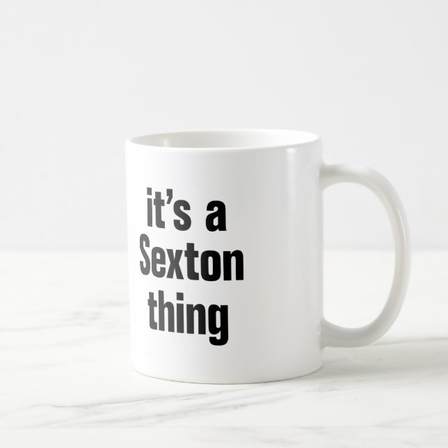 Taza De Café es una cosa de sexton (Derecha)