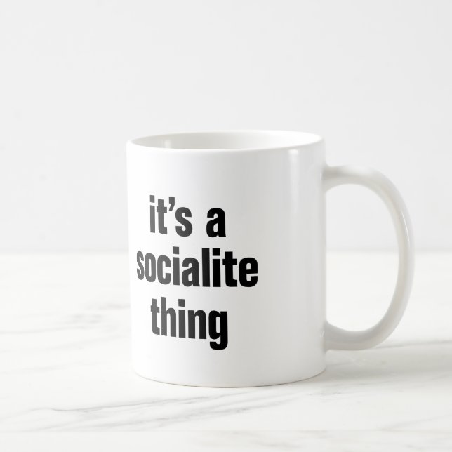 Taza De Café es una cosa socialita (Derecha)