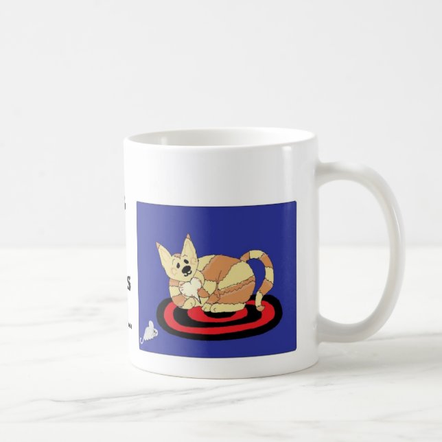 Taza De Café Es una vida de gatos (Derecha)