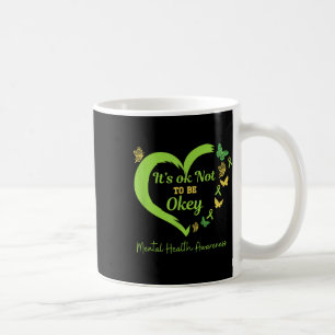 Taza De Café Es Útil No Estar Bien Las Mariposas Mentales Salud