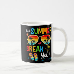Taza De Café Es vacaciones de verano pero feliz el último día d