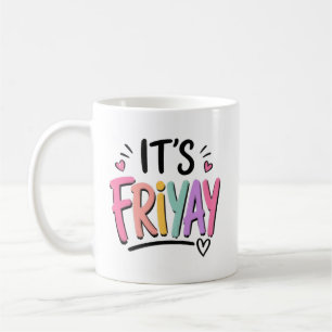 Taza De Café Es Viernes