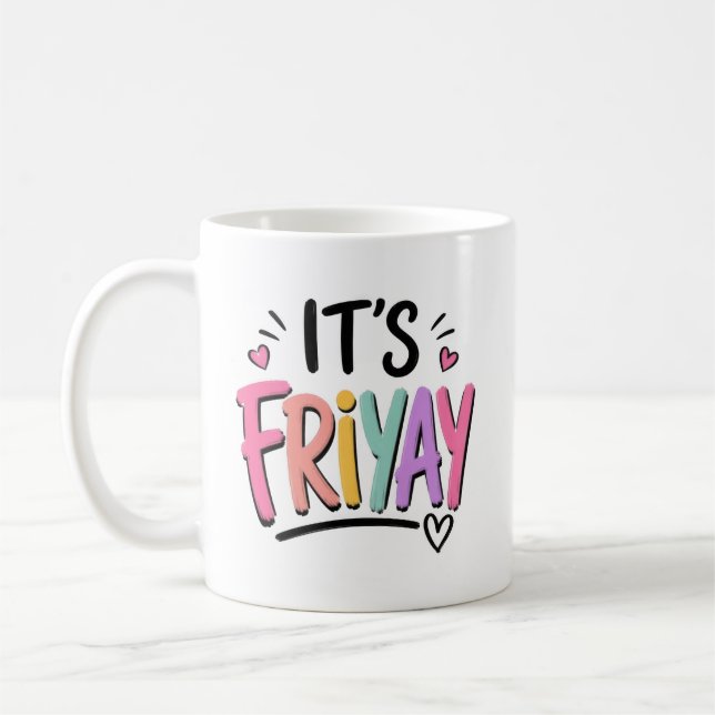 Taza De Café Es Viernes (Izquierda)