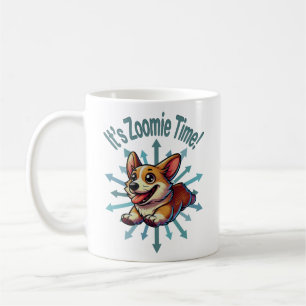 Taza De Café Es Zoomie Time Corgi