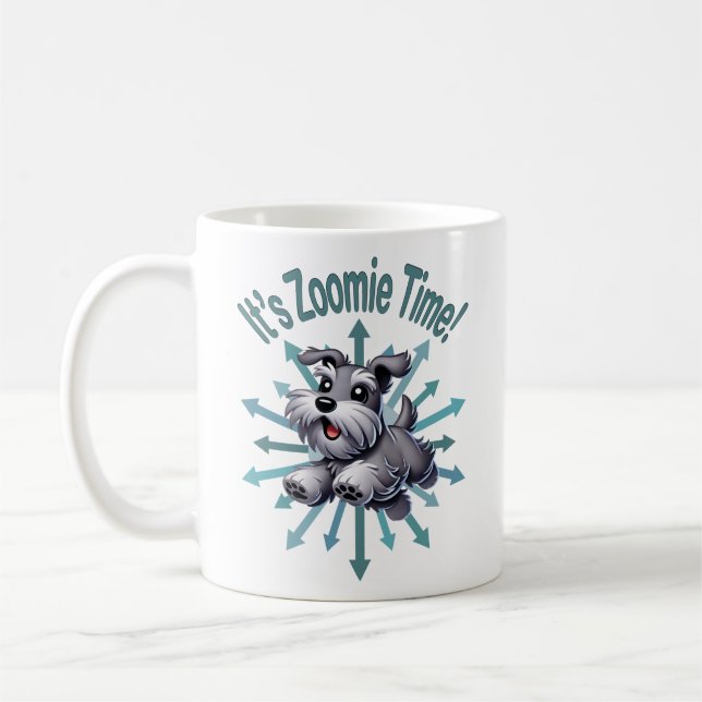 Taza De Café Es Zoomie Time Miniature Schnauzer (Izquierda)