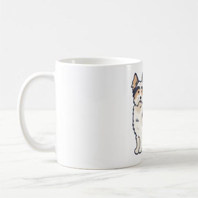 Taza De Café Esbozo de Glen de Imaal Terrier (Izquierda)