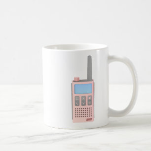 Taza De Café Esbozo de walkie talkie moderno