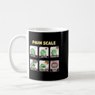 Taza De Café Escala de dolor Enfermera de trauma Dinosaurio Enf