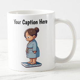 Taza De Café Escala de peso de dibujos animados personalizable 