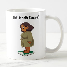 Taza De Café Escala de peso de dibujos animados personalizable 