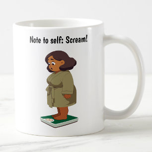 Taza De Café Escala de peso de dibujos animados personalizable 