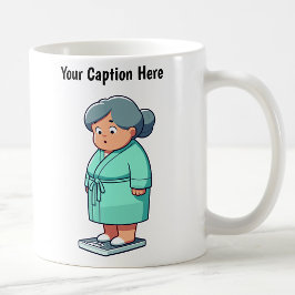 Taza De Café Escala de peso de dibujos animados personalizable 