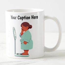 Taza De Café Escala de peso de dibujos animados personalizable 