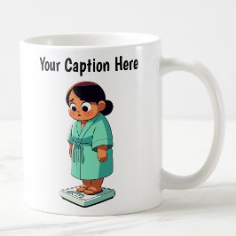 Taza De Café Escala de peso de dibujos animados personalizable 