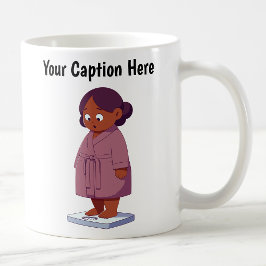 Taza De Café Escala de peso de dibujos animados personalizable 