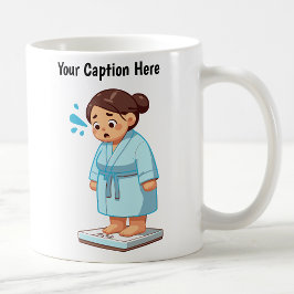 Taza De Café Escala de peso de dibujos animados personalizable 
