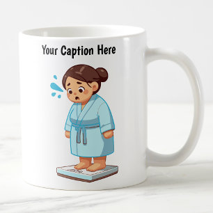 Taza De Café Escala de peso de dibujos animados personalizable 