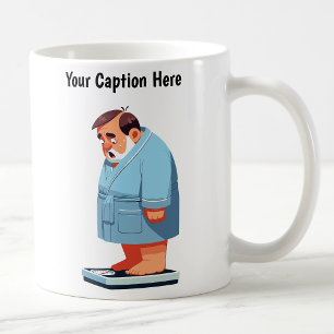 Taza De Café Escala de peso de dibujos animados personalizable