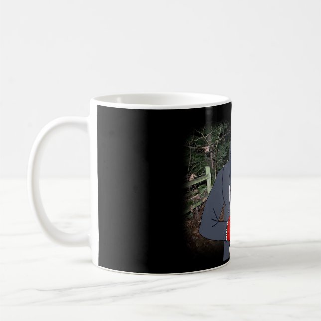 Taza De Café Escala nocturna (con fondo) (Izquierda)