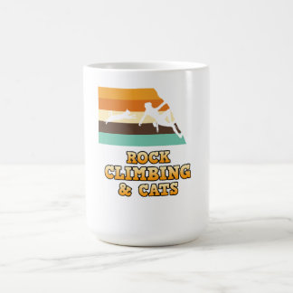 Taza De Café Escalada De Rocas Y Gatos Montaña Climber Lover Gr
