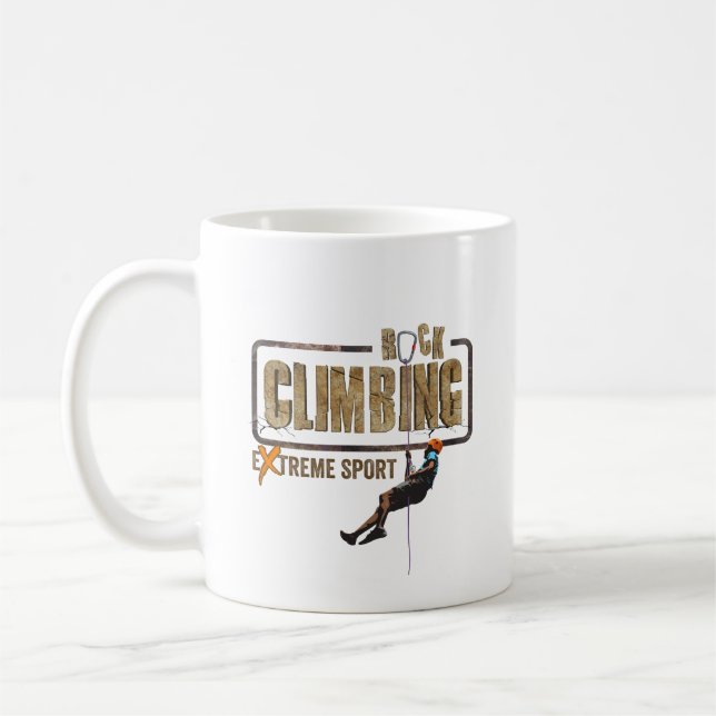 Taza De Café Escalada de rock | Mug clásico #11 (Izquierda)