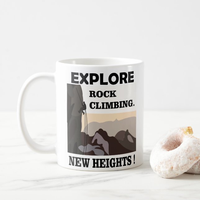 Taza De Café Escalada en roca  (Con donut)