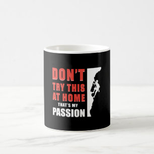 Taza De Café Escalada Escalada Montañas Rock Escalar Idea de Re