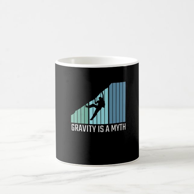 Taza De Café Escalada - La gravedad es un mito (Centro)