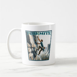 Taza De Café Escalada rocosa de Yosemite California