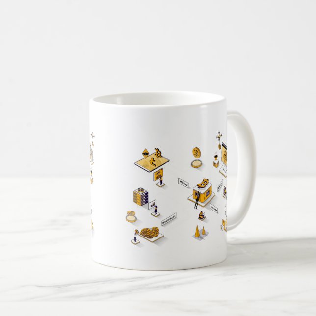 Taza De Café Escalado Empresarial (Anverso derecho)