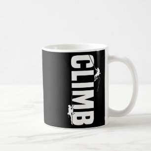Taza De Café Escalador de montaña escalada en roca al aire libr