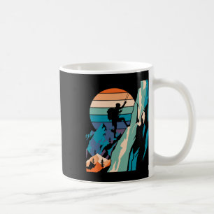 Taza De Café Escalador Divertido Roca Trepadora Bouldering Homb