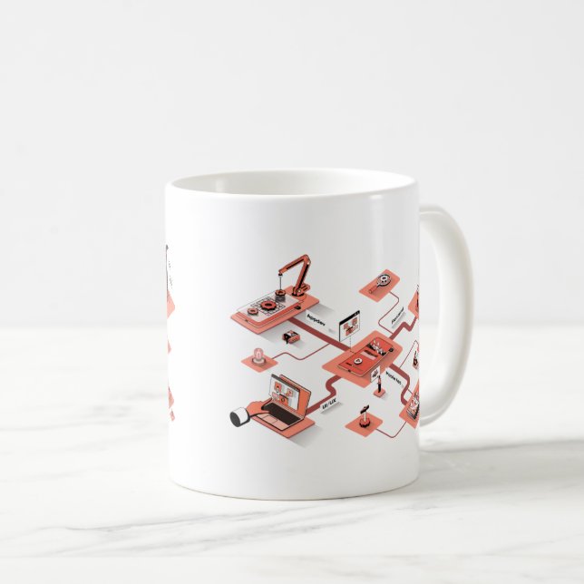 Taza De Café Escalamiento de negocio (Anverso derecho)